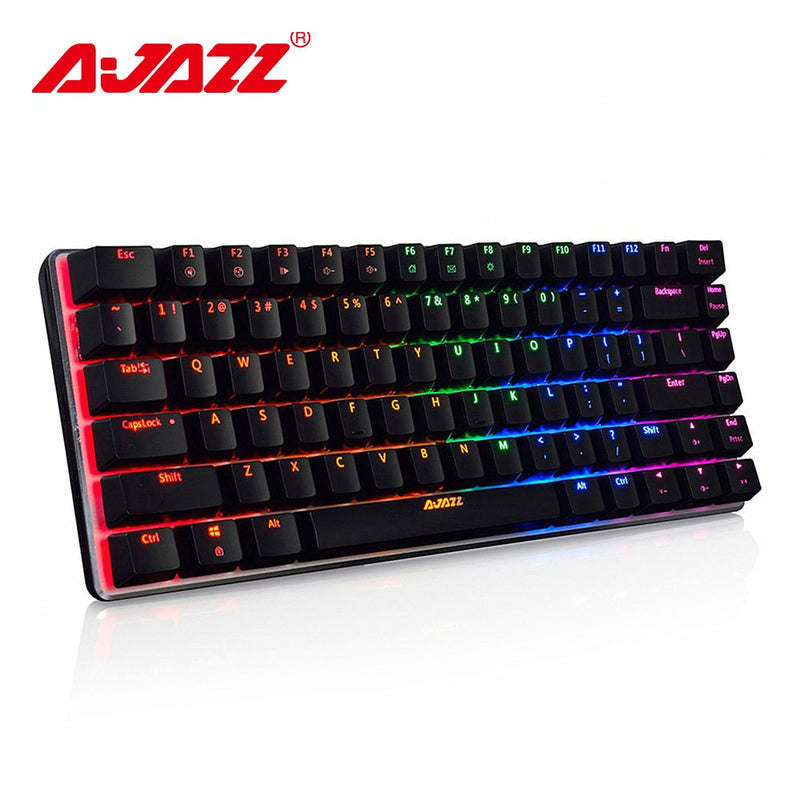 Ajazz AK33 82 keys mechanical keyboard Russian / English layout gaming ...